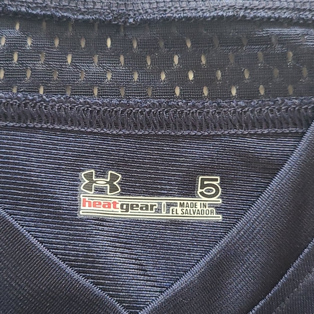 Navy under armour heat gear shirt - Picture 2 of 4